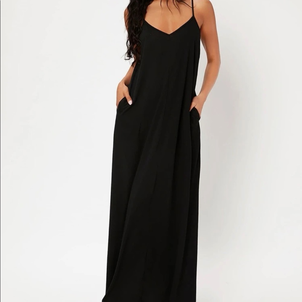Hidden Pocket Maxi Cami Dress